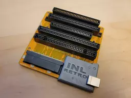 INLretro programmer-dumper on a desk