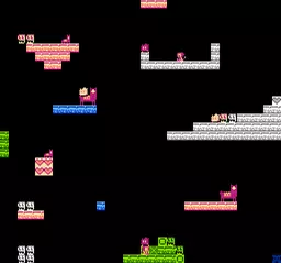 Screenshot of homebrew NES game